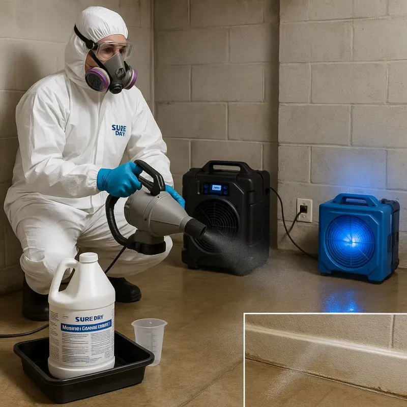 Sanitization and Odor Removal process in Oak Park Heights, MN